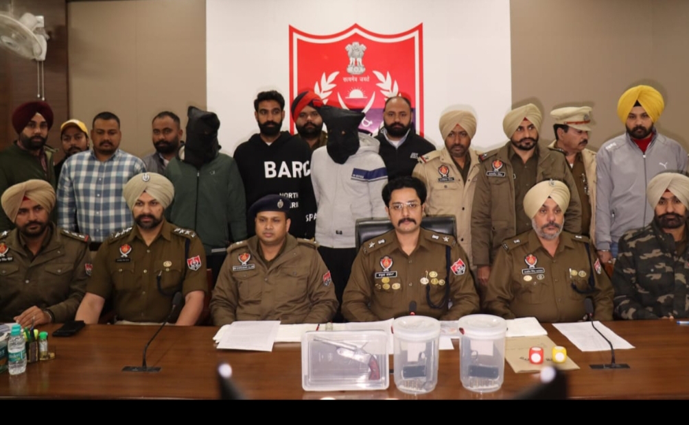 Two gangsters working for Lawrence Bishnoi gang arrested in Patiala
